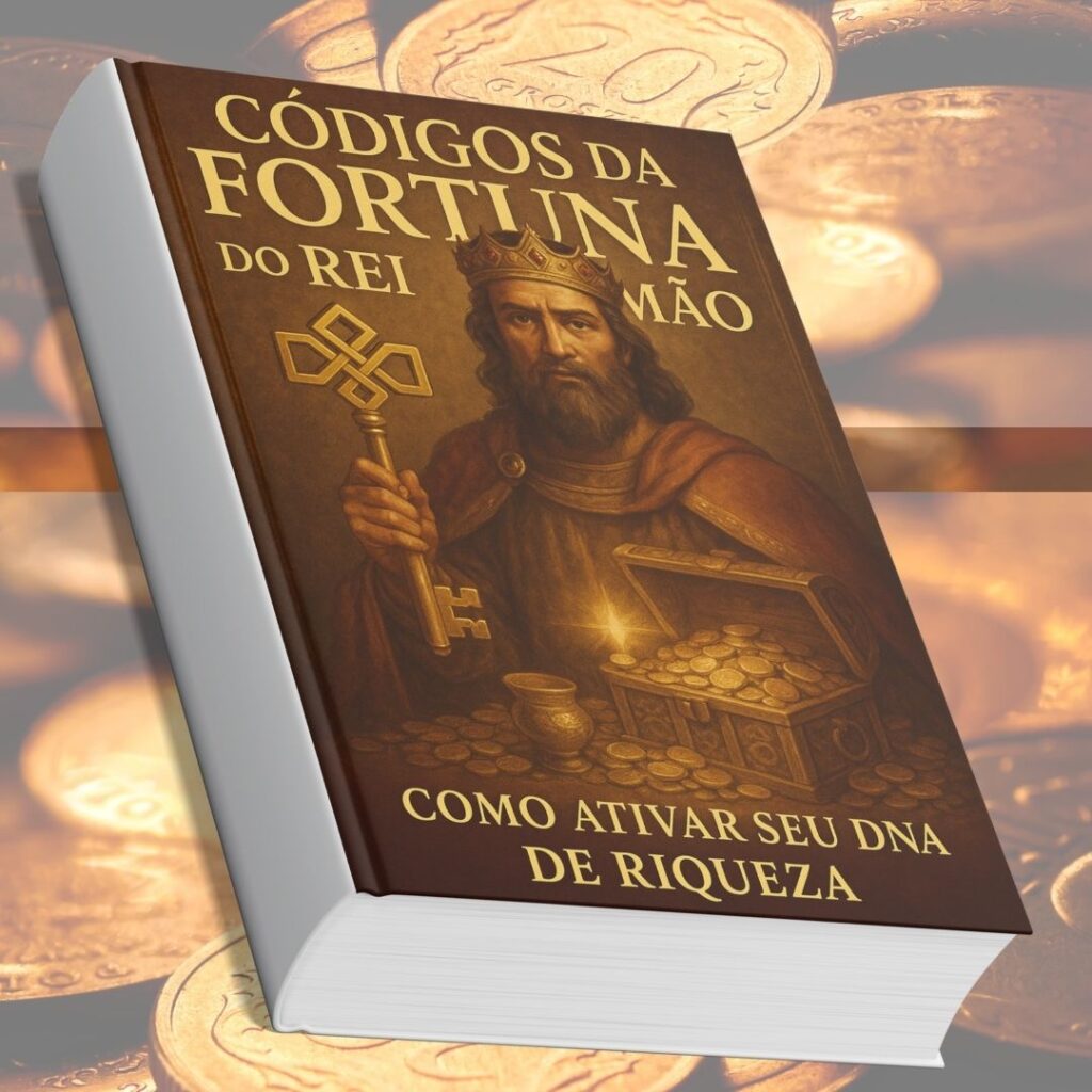 💎 Destrave o seu DNA da Riqueza e seja o próximo milionário. Com os ensinamentos milenares do Rei Salomão, este livro revela os códigos sagrados que ativam sua mente para a verdadeira prosperidade. Simples, direto e transformador. 📖 Códigos da Fortuna do Rei Salomão: Como Ativar Seu DNA de Riqueza é o guia que faltava na sua jornada rumo à abundância.